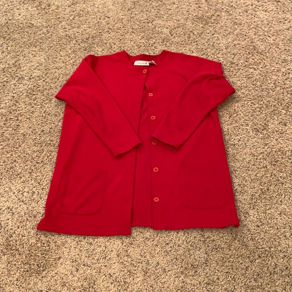 Large red cardigan - Picture 1 of 3